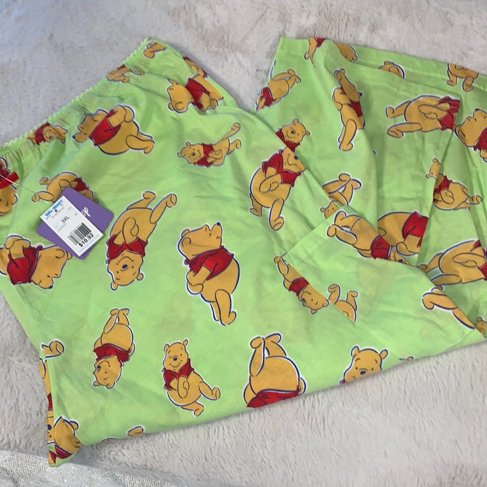 3X Disney Winnie the Pooh Bear Pajama pants NWT vintage
